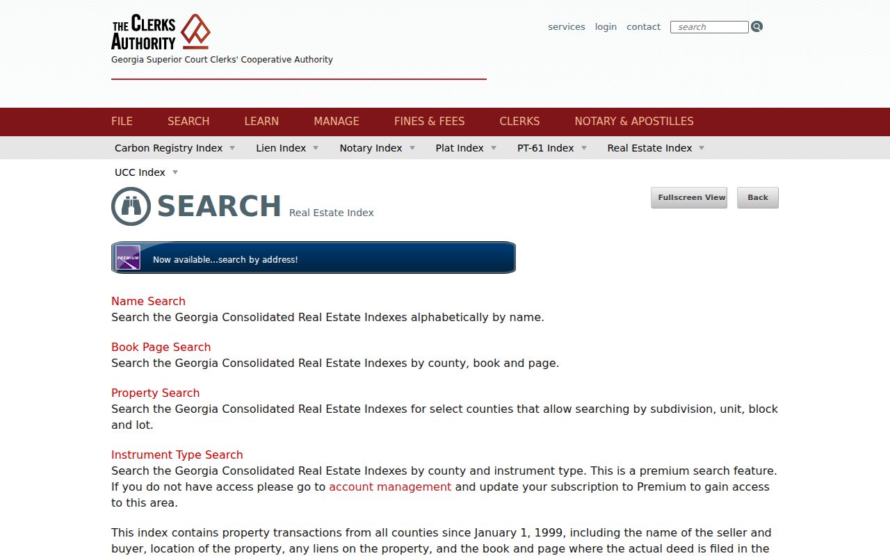 Smyrna people search using the Cobb deed index