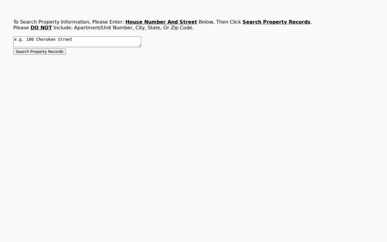 Smyrna people search with Cobb GIS property fields