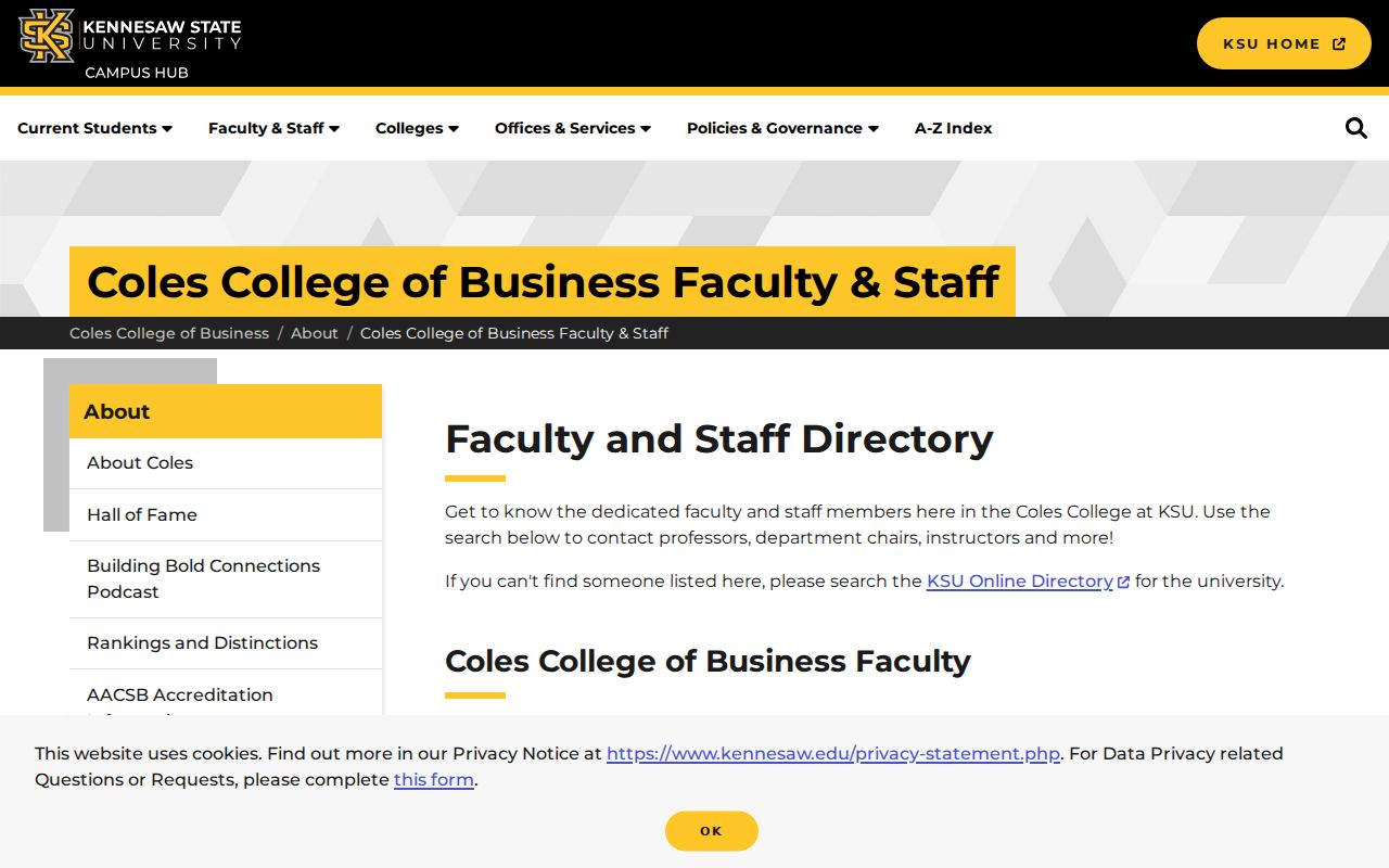 KSU faculty listing among Smyrna people directories